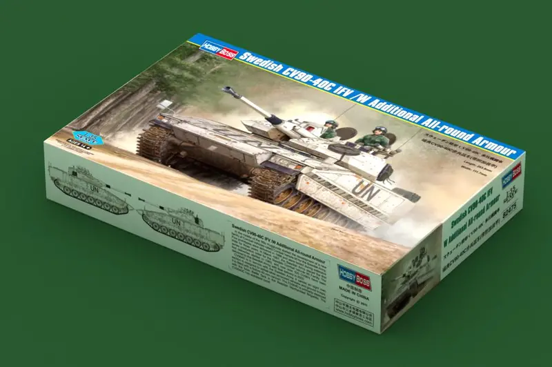 1/35 82475 Hobby Boss Sweden Cv90-40C Ifv /W Additional All-Round Armour 1