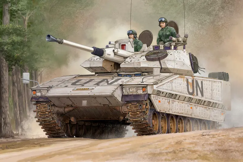 1/35 82475 Hobby Boss Sweden Cv90-40C Ifv /W Additional All-Round Armour 2