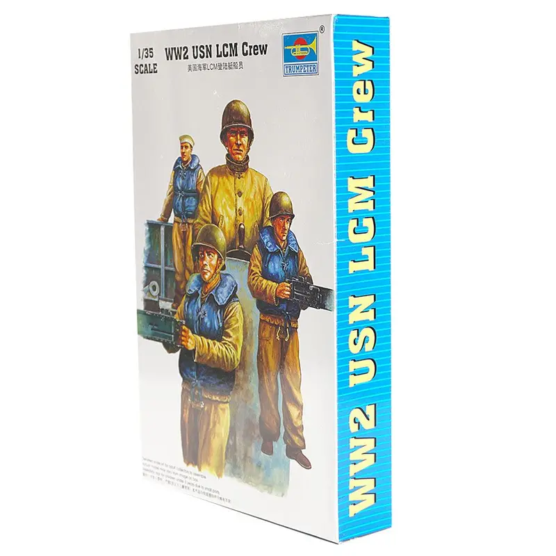 1/35 Fg00408 Trumpeter Ww2 Usn Lcm Crew 1