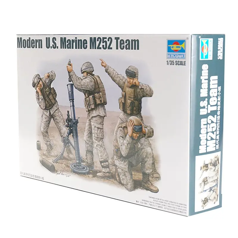 1/35 Fg00423 Trumpeter Modern U.S. Marine M252 Team 1