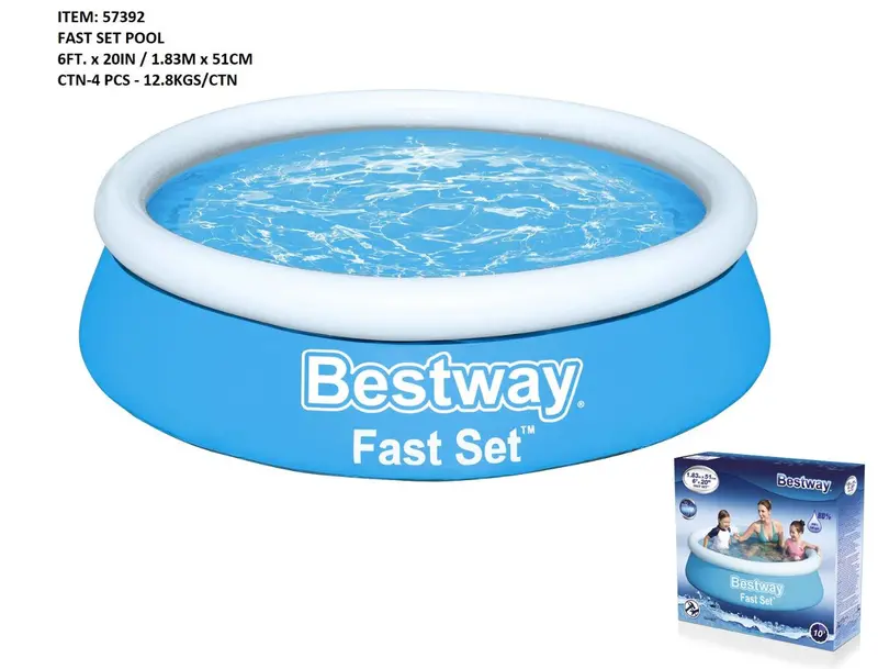 1.83M X 51Cm Fast Set Pool 1