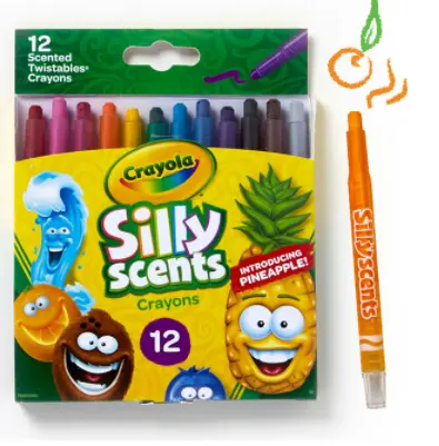 10 Ct. Silly Scents Sweet, Washable, Broad Line Markers 1