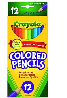 12 Ct. Colored Pencils, Long 1