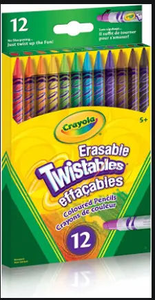12 Erasable Twistable Pencils 1