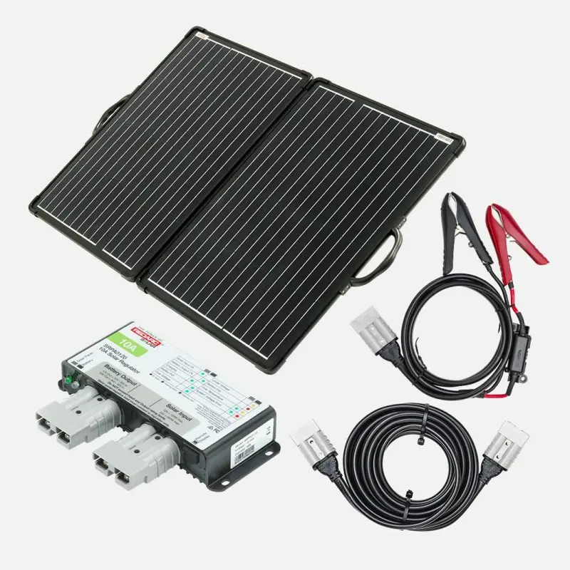 120W Folding Solar Panel Kit 1