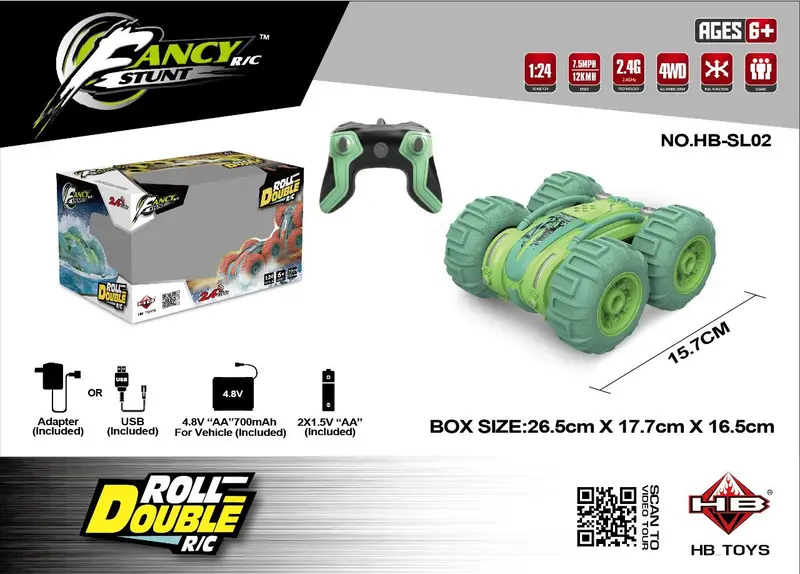 1:24 R/C Car  2.4Ghz, W/3 Pins Charger W.Bx 1