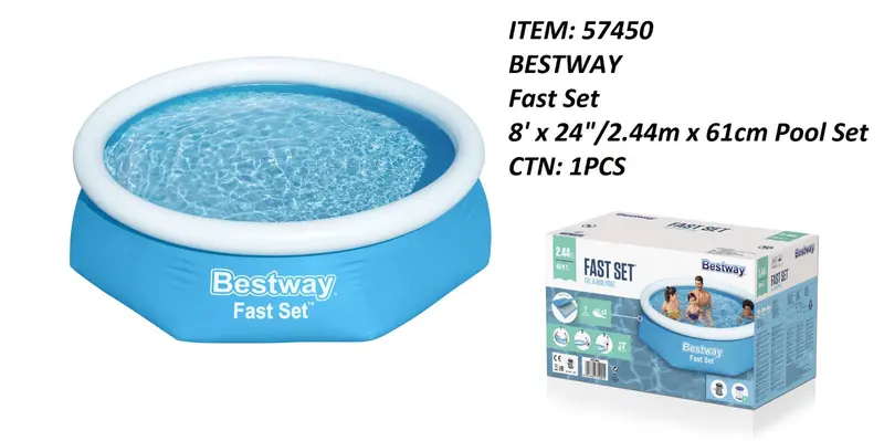 2.44Mx61cm Fast Set Pool 1