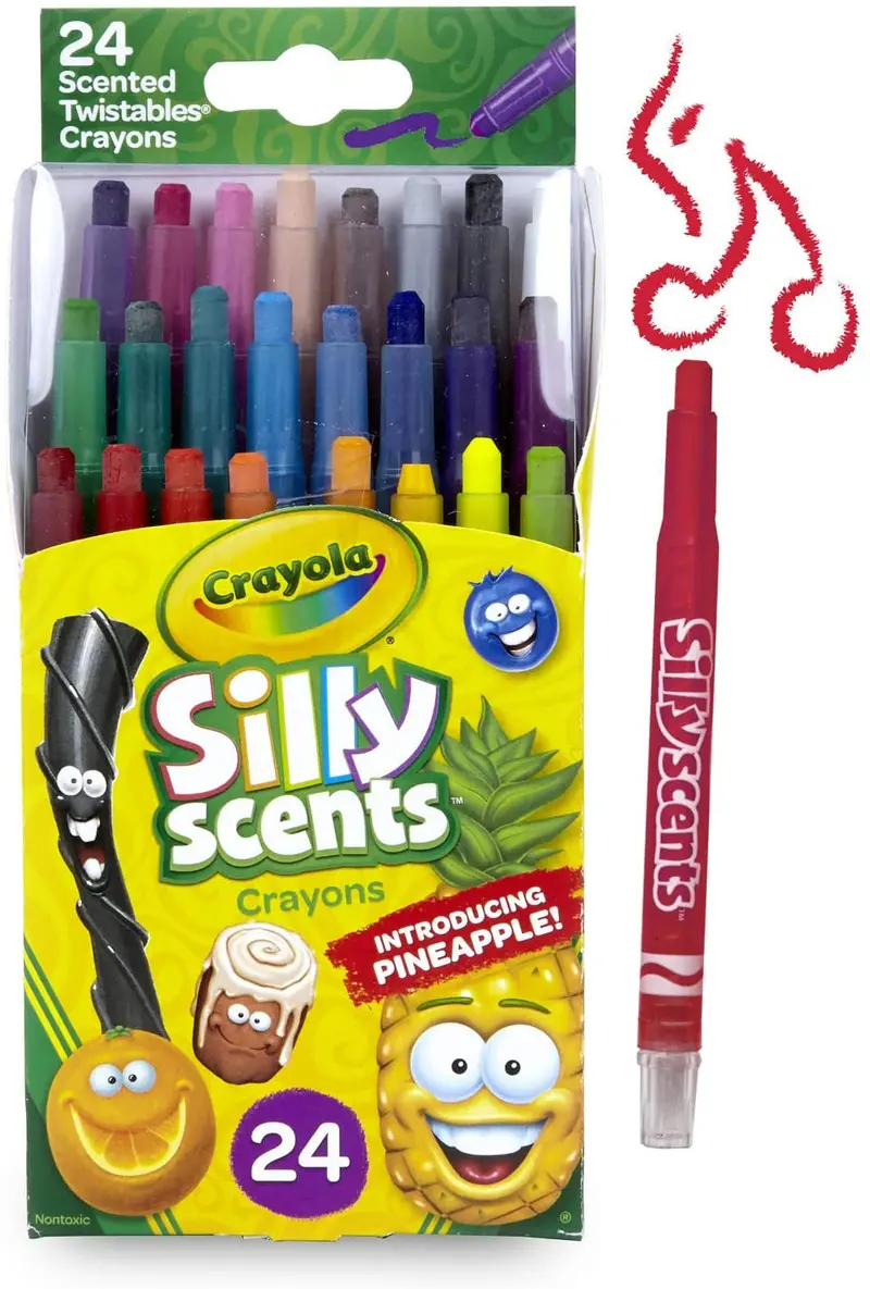 24 Ct. Silly Scents Mini Twistables Scented Crayons 1