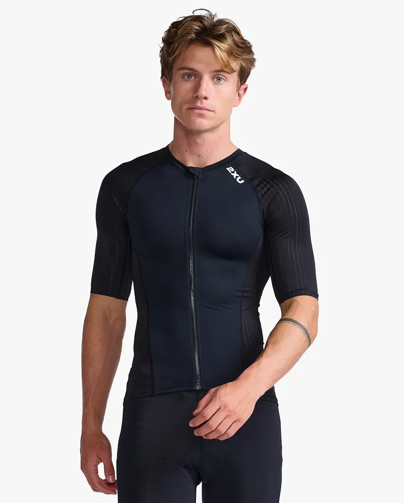 2Xu Men's Aero Sleeved Tri Top 1