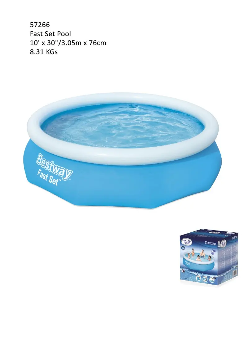 3.05Mx76cm Fast Set Pool 1