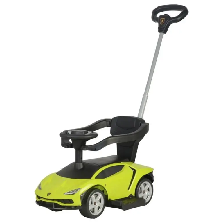 3 In 1 Lamborghini Push Car Ride On Kids Foot To Floor With Music And Storage 1
