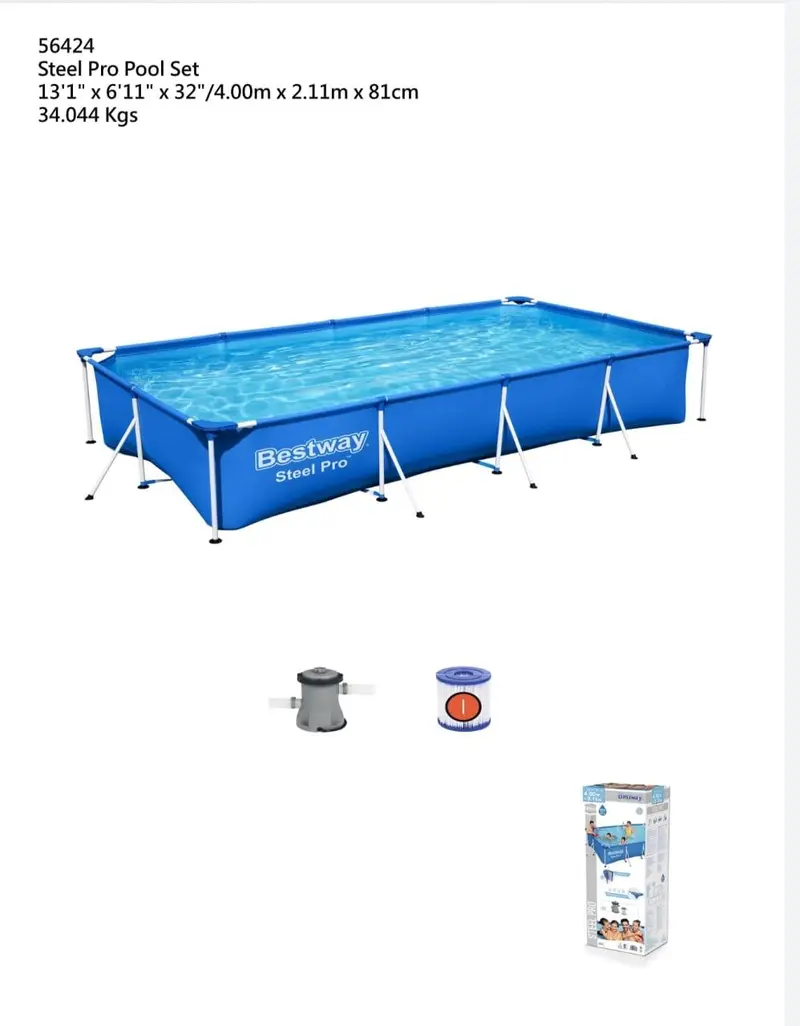 4.0Mx2.11Mx81cm Fmly Frme Pool 1