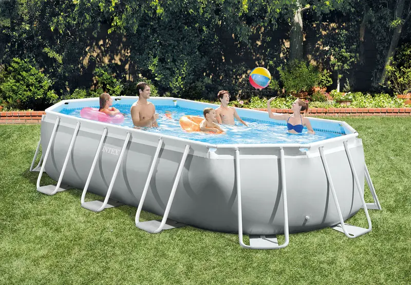 5.06M X 2.7M X 1.2M Prism Frame Oval Pool Set 1