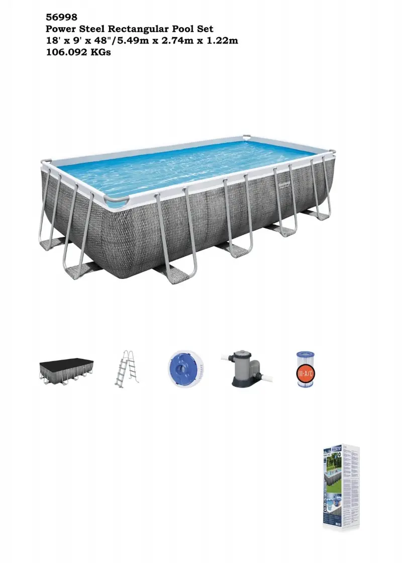 5.49Mx2.74Mx1.22M Rect Pool S.Edition 1