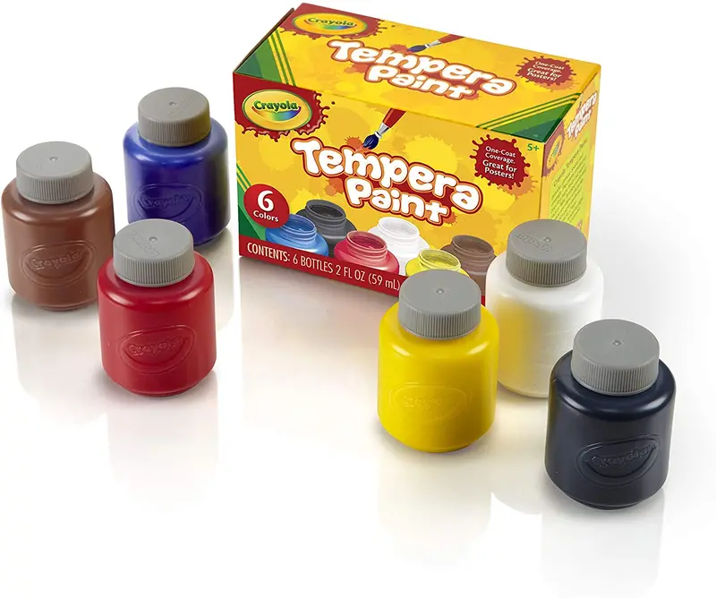 6 Ct. Tempera 2-Oz. Paint Set 1