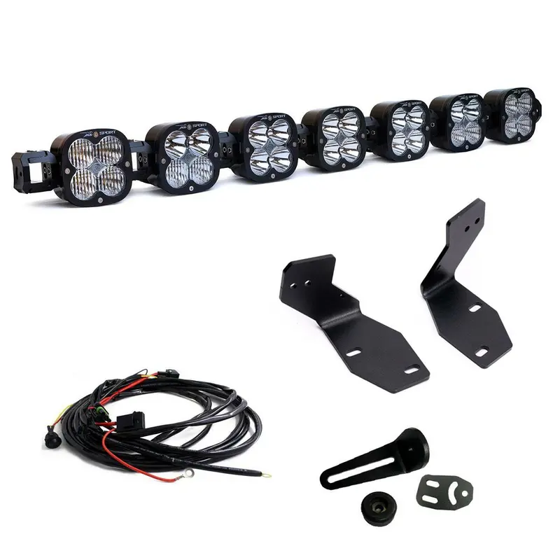 7Xl Linkable Bumper Light Kit - 2023-On Ford F-250/350 Super Duty (Light Pattern: Multi-Pattern; Color: Clear; Wiring Type: Toggle) 1