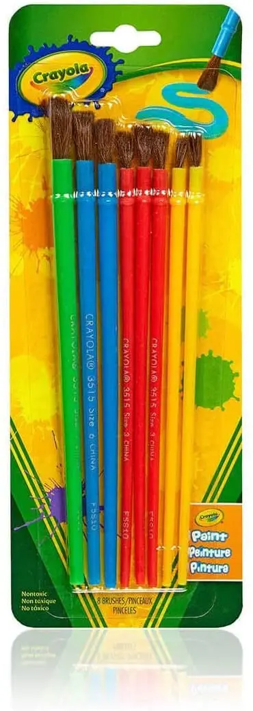 8 Ct. Art & Craft Brush Set - Blister Pack 1
