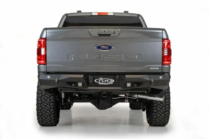 Addictive Desert Designs - 2024 Ford F-150 Stealth Fighter Rear Bumper - R1901231280103 2