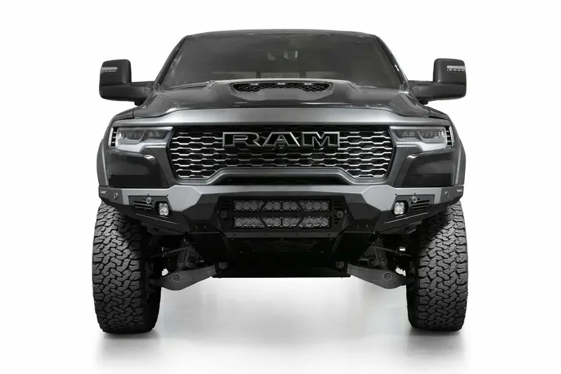 Addictive Desert Designs - 2025 Ram Rho Bomber Front Bumper (20 Inch Lights) - F630012140103 1