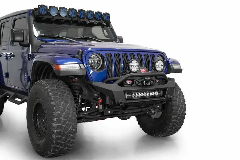 Addictive Desert Designs - Jeep Jl/Jt Phantom Winch Stubby Front Bumper - F980393070103 1