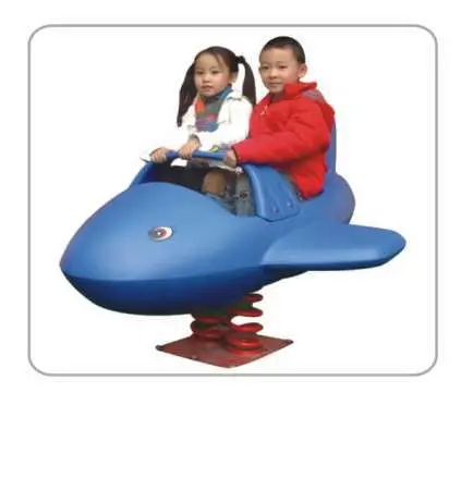 Air Plane Shape Outdoor Two Seaters Seesaw 1