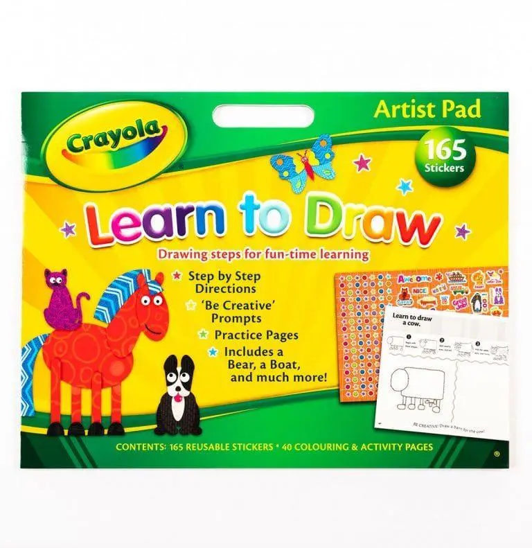 Alligator Crayola Learn To Draw Artist Pad - English 1