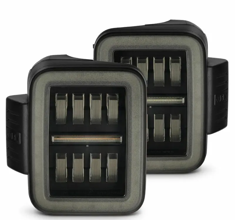 Alpharex 602050 Prismatic Led Taillights Alpha Black 1