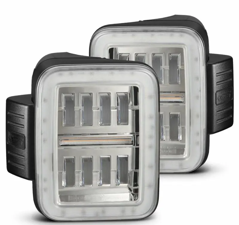 Alpharex 602060 Prismatic Led Taillights Chrome 1