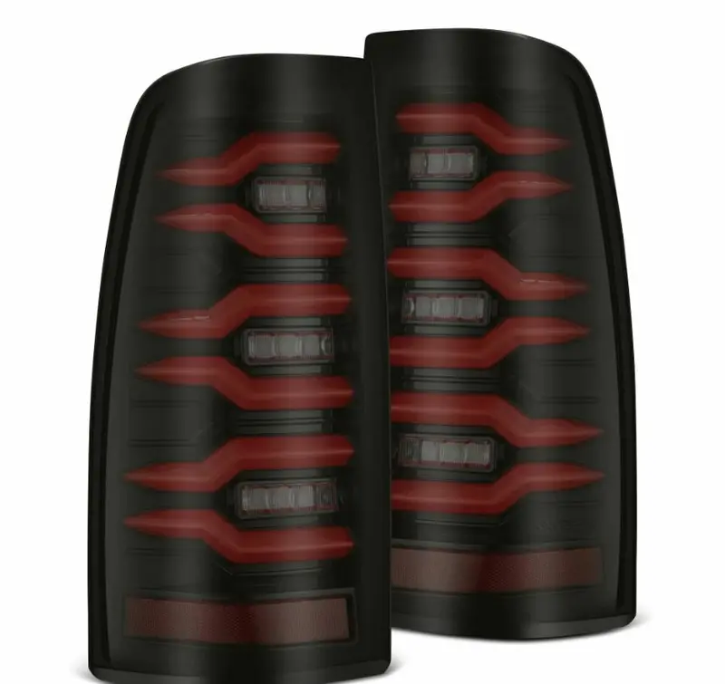 Alpharex 620007 Led Taillights Black Red 1