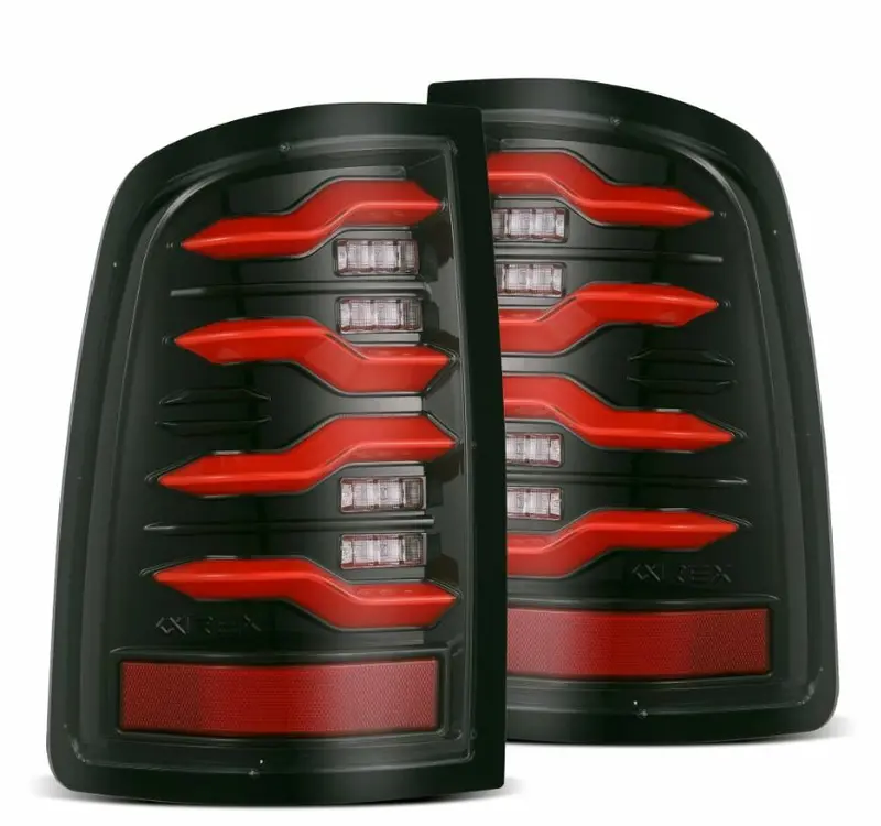 Alpharex 640002 Led Taillights Black Red 1