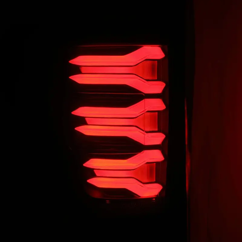 Alpharex 653030 Led Taillights Black Red 1