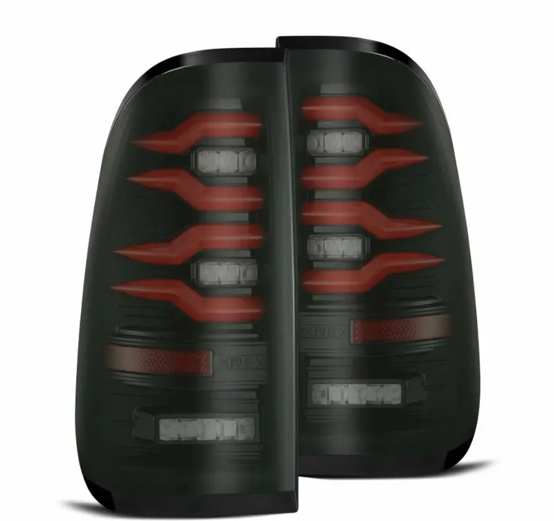 Alpharex 658003 Led Taillights Black Red 1