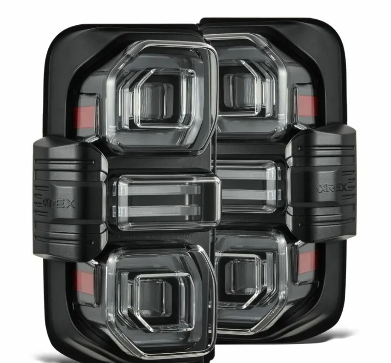 Alpharex 659010 Prismatic Led Taillights Black 1