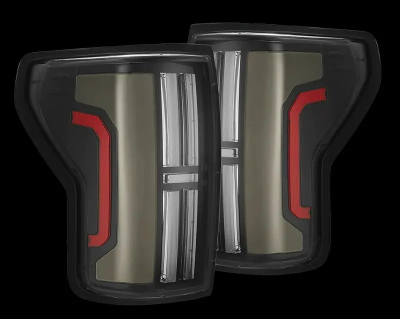 Alpharex 670042 Prismatic Led Taillights Black 1