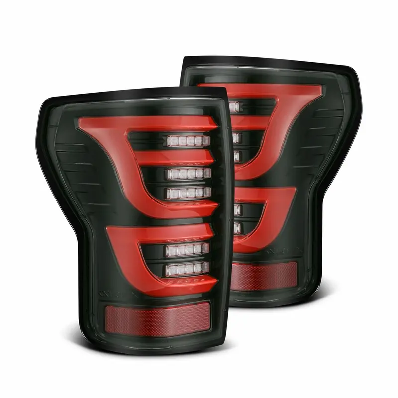 Alpharex 670050 Led Taillights Black Red 1