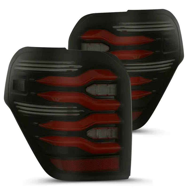 Alpharex 690050 Led Taillights Black-Red 1