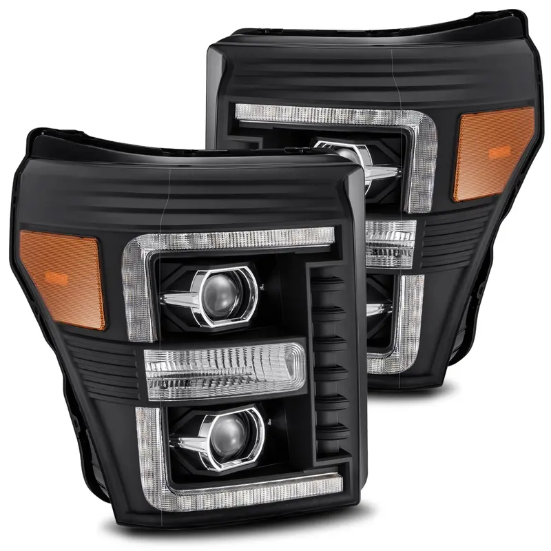 Alpharex 880146 Led Projector Headlights Plank Style Design Black 1