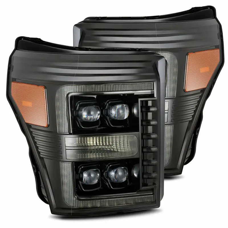 Alpharex 880147 Led Projector Headlights In Alpha- Black 1