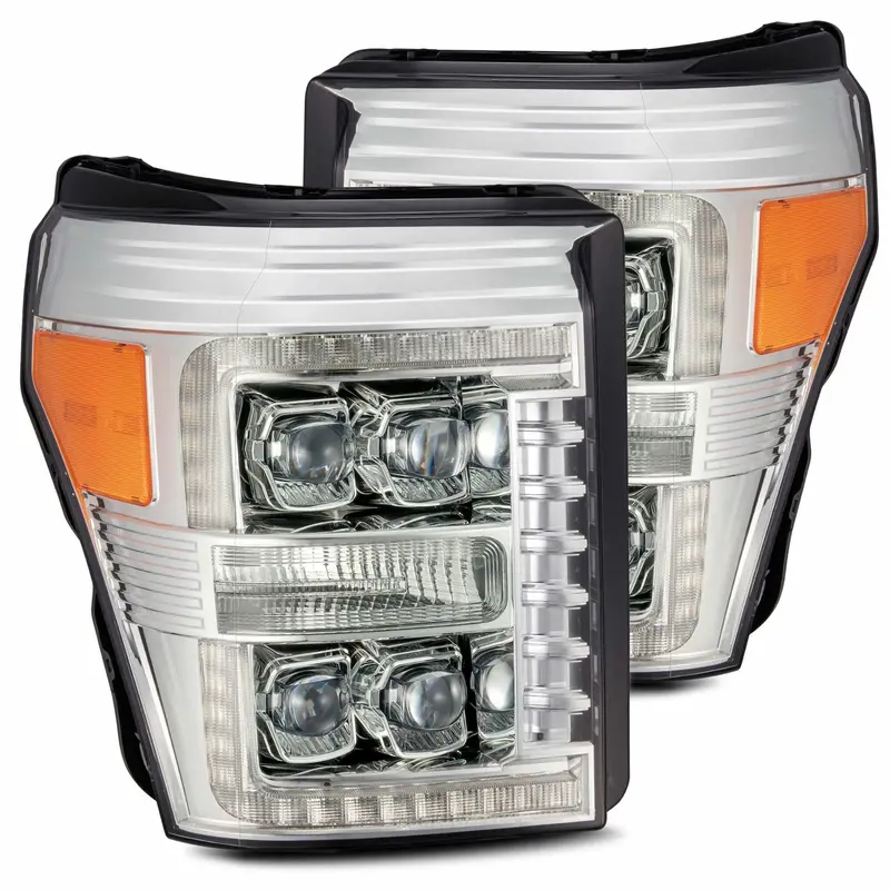 Alpharex 880148 Led Projector Headlights In Chrome 1