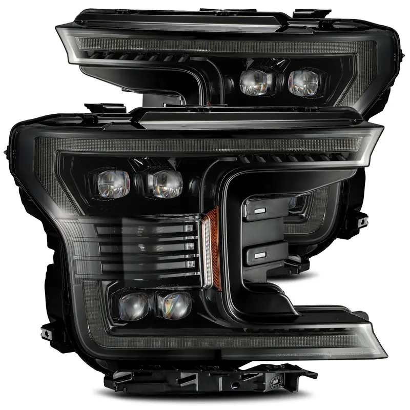 Alpharex 880165 Led Projector Headlights In Alpha- Black 1