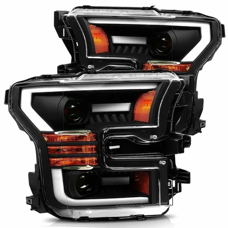 Alpharex 880167 Projector Headlights Black 1