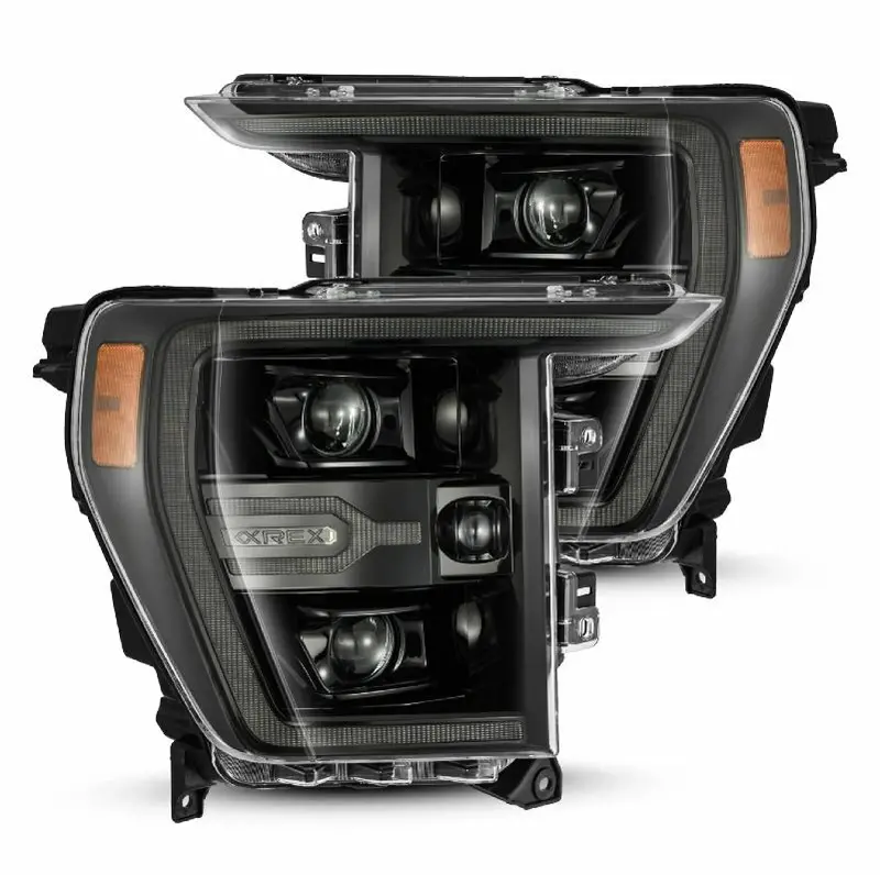 Alpharex 880169 Projector Headlights Alpha- Black 1