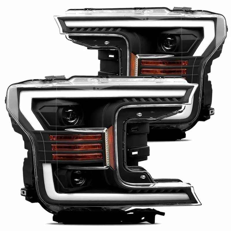 Alpharex 880176 Projector Headlights Black 1