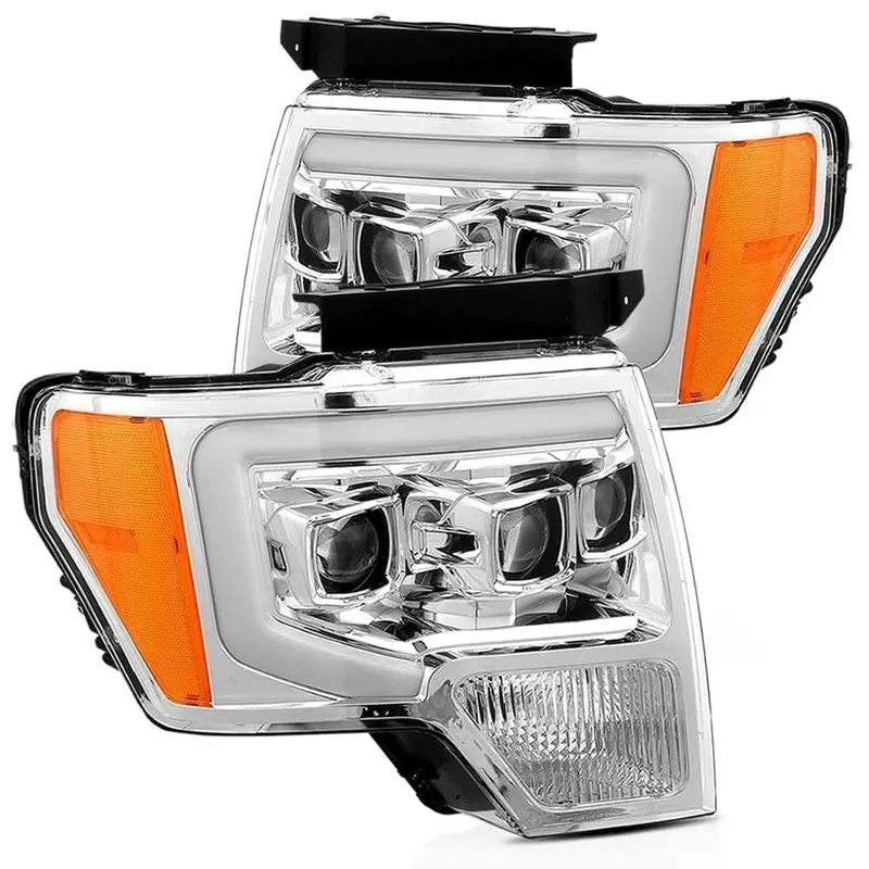 Alpharex 880178 Projector Headlights Chrome 1