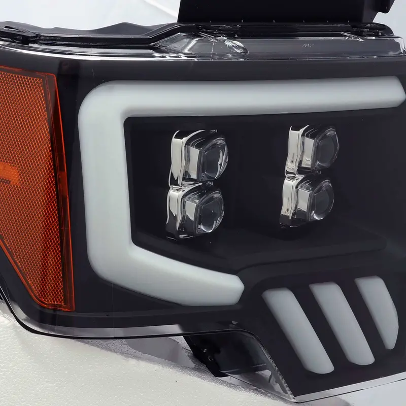 Alpharex 880192 Led Projector Headlights Plank Style Design Black 1
