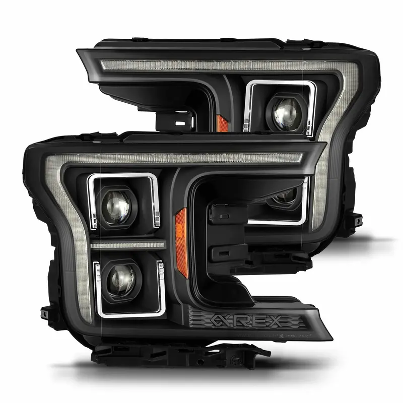 Alpharex 880250 Projector Headlights Black 1