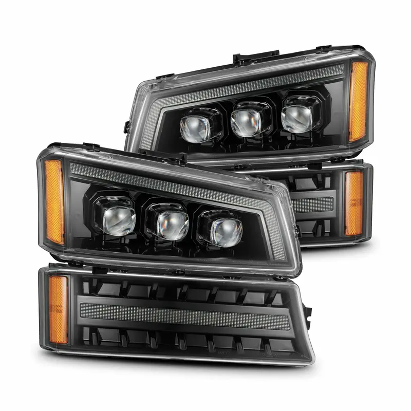 Alpharex 880254 Projector Headlights Alpha-Black 1