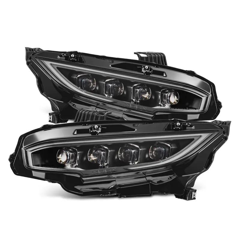 Alpharex 880491 Projector Headlights Black 1