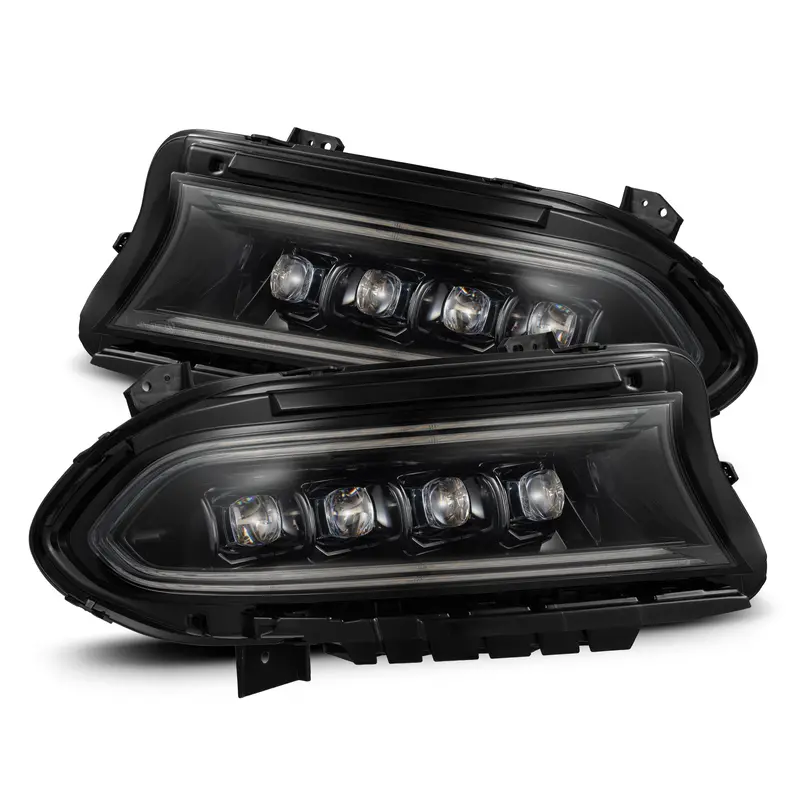 Alpharex 880500 Projector Headlights Alpha Black 1