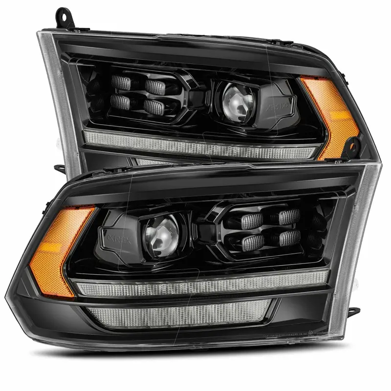 Alpharex 880520 Led Projector Headlights In Alpha- Black 1
